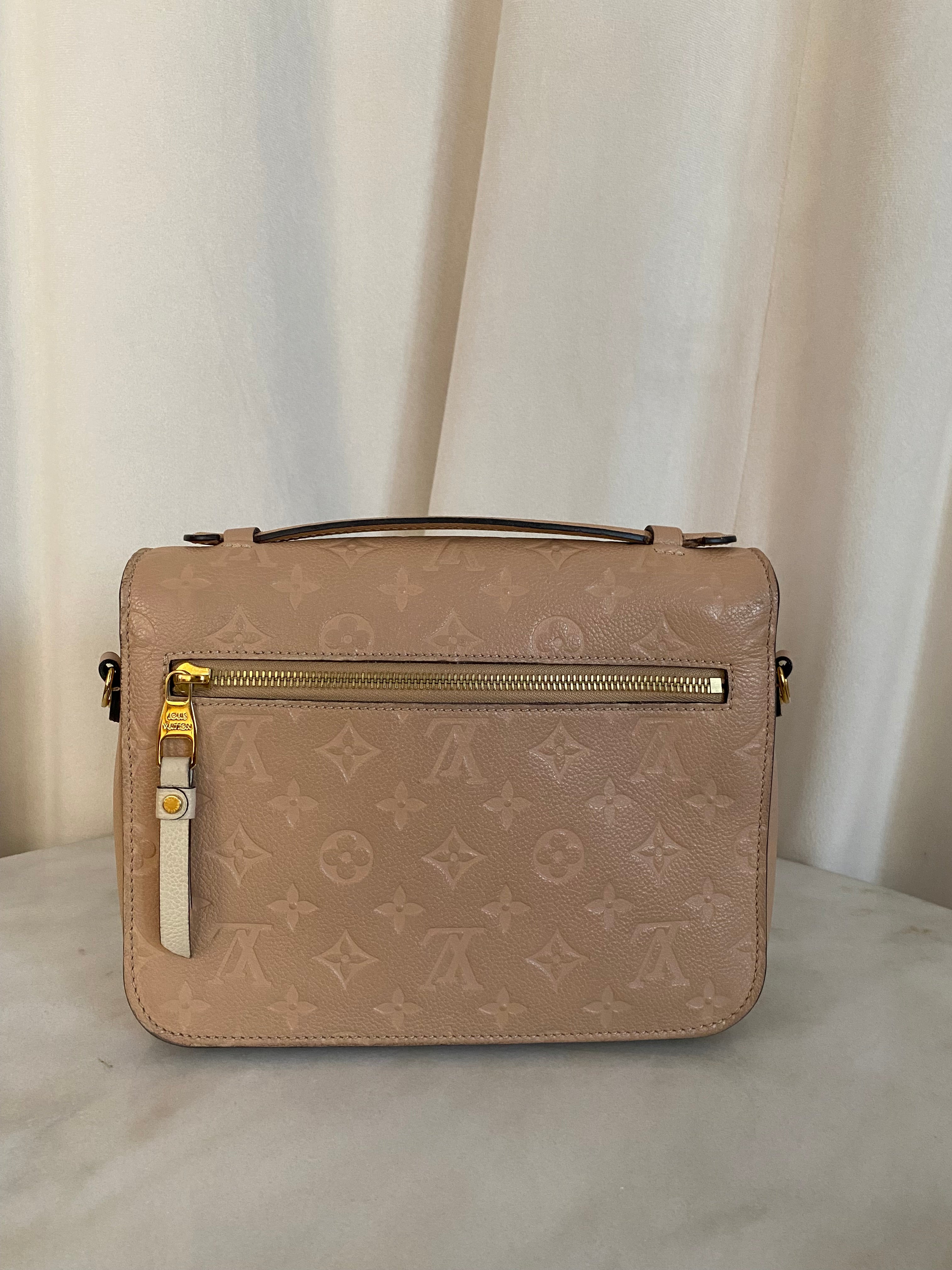 Louis Vuitton Beige Monogram Empreinte Pochette Metis