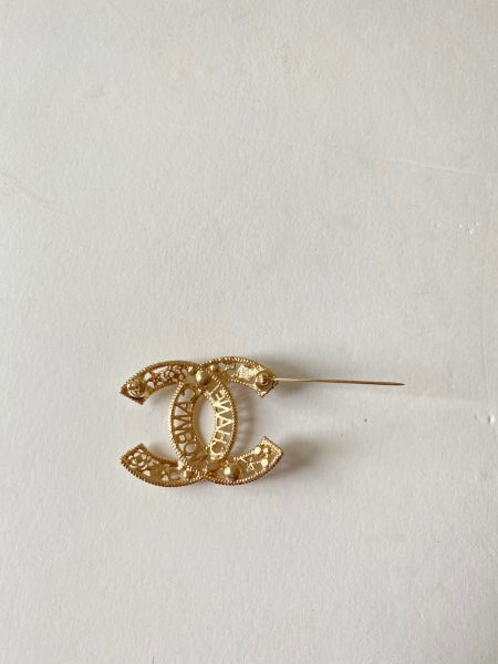 Chanel Gold CAMBON Brooch