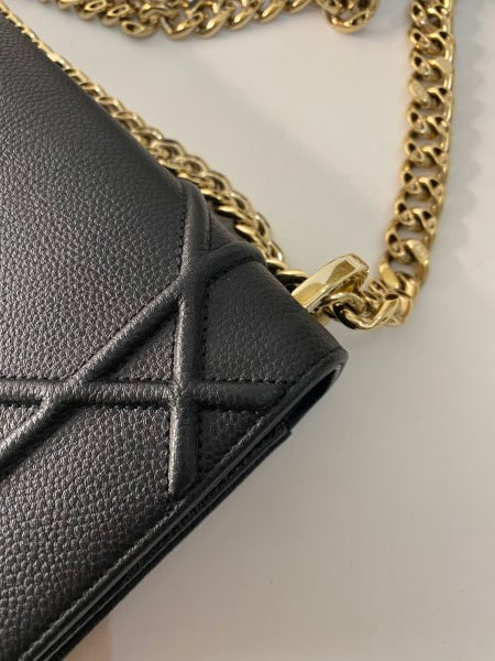 Christian Dior Black Diorama Small Shoulder Bag