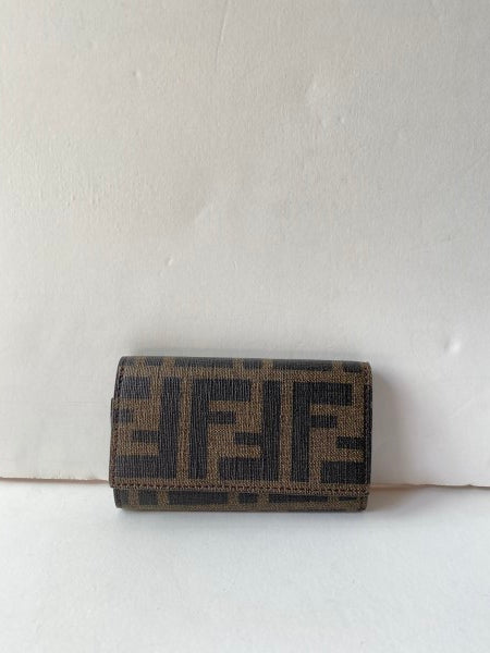 Fendi Brown FF Key Holder