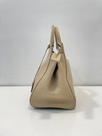 YSL Beige Cabas Rive Gauche Bag