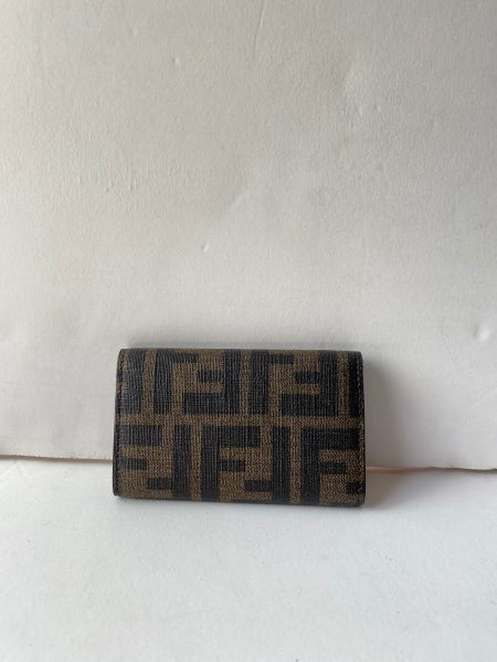 Fendi Brown FF Key Holder