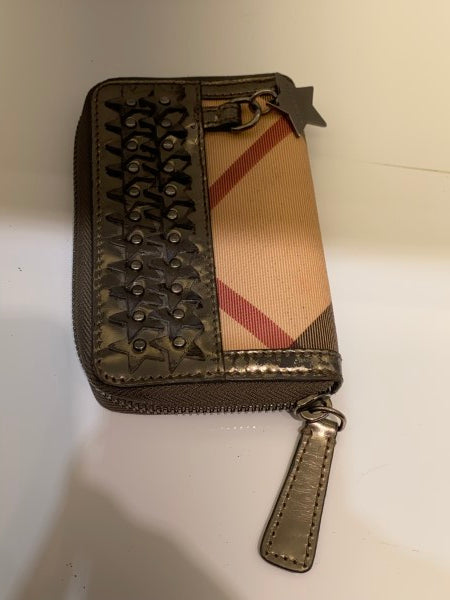 Burberry Oxide House Check Small Wallet