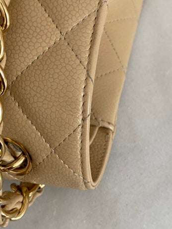 Chanel Beige Clair Jumbo Double Flap Bag