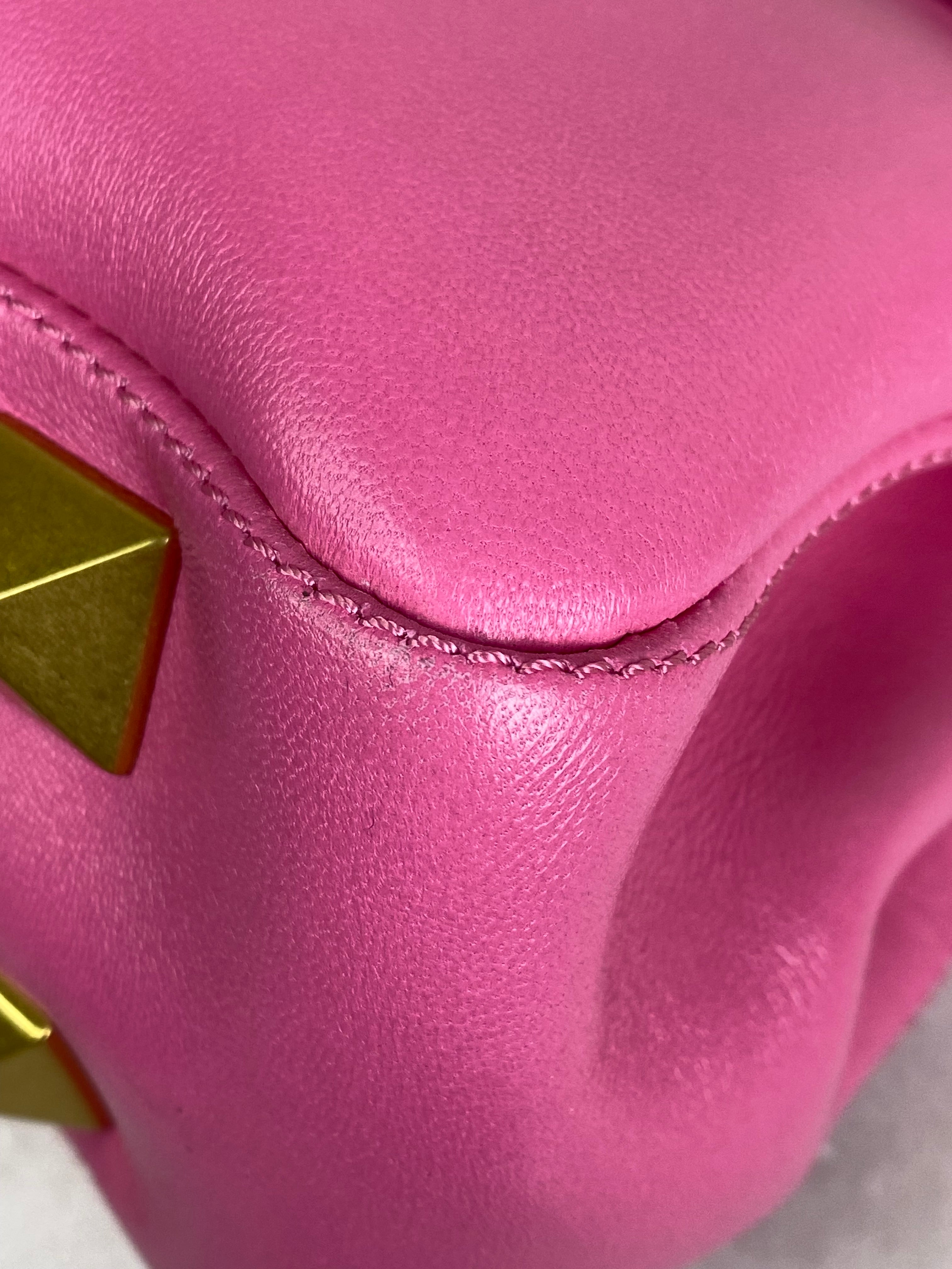 Valentino Fuchsia V Stud Bag