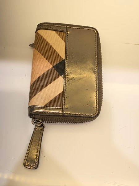 Burberry Oxide House Check Small Wallet