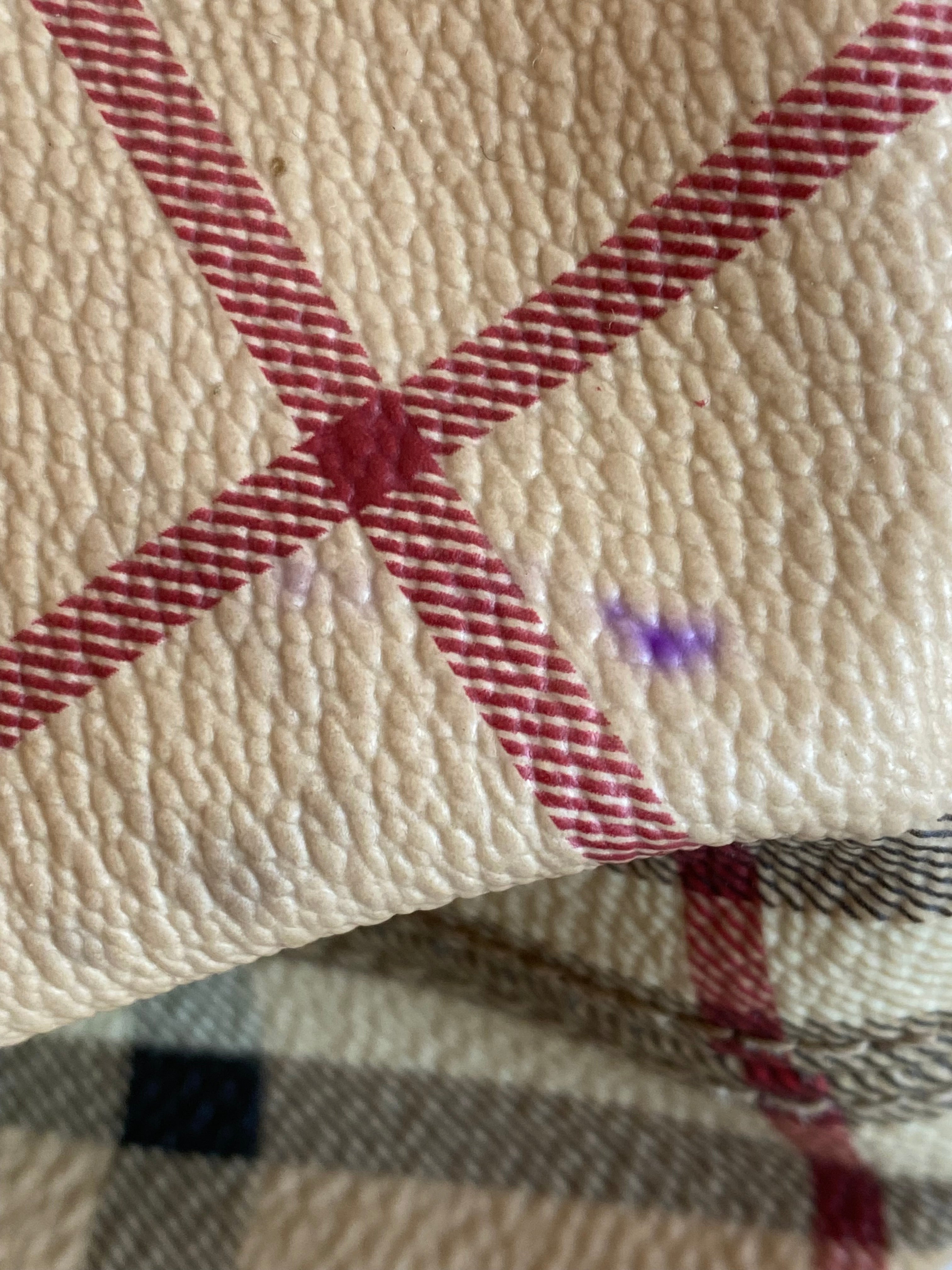 Burberry Bicolor Haymarket Eden Shoulder Bag