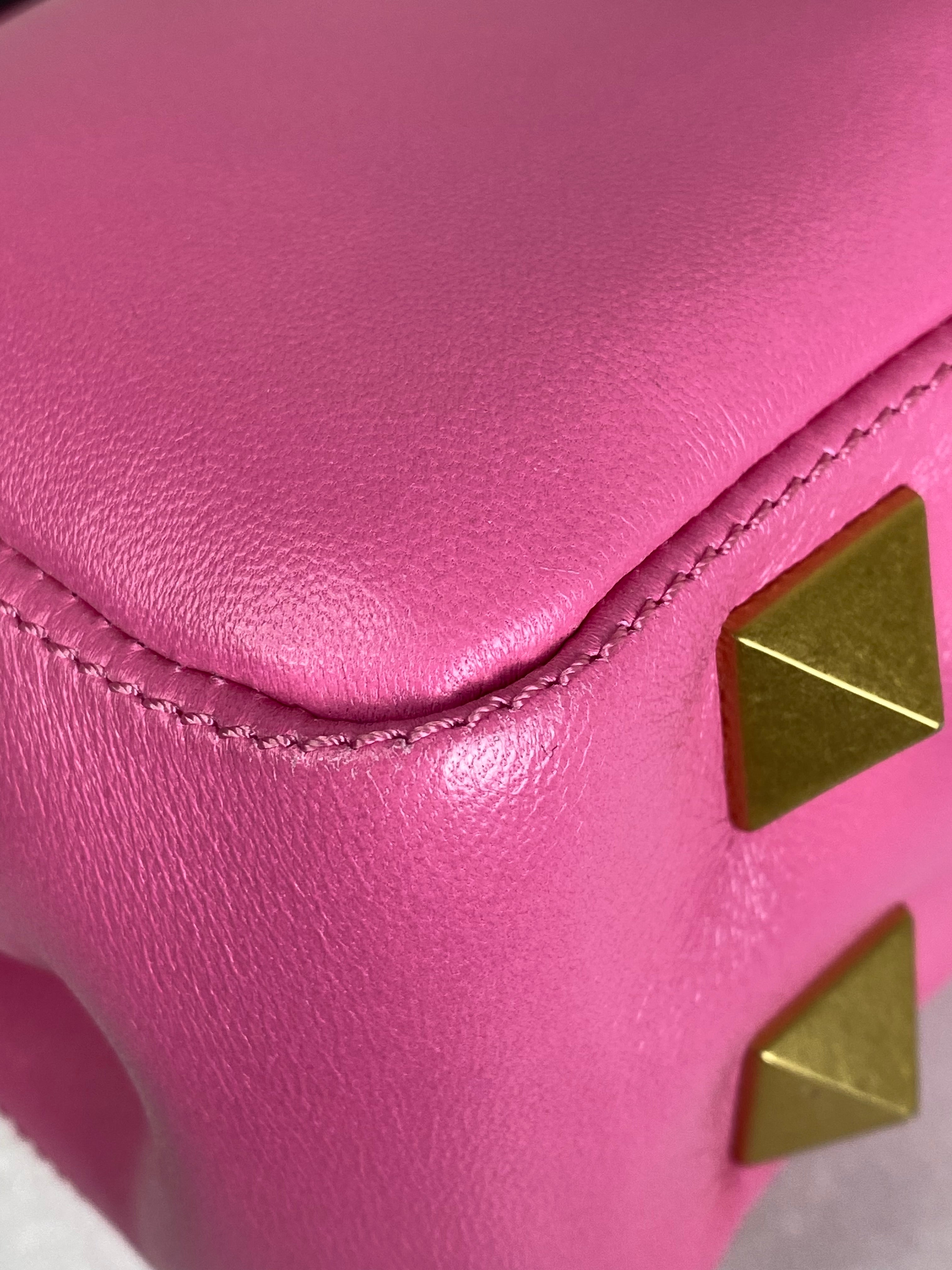 Valentino Fuchsia V Stud Bag