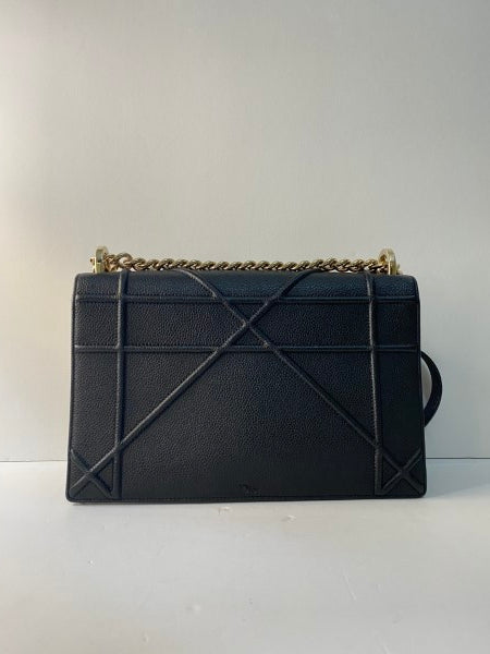 Christian Dior Black Diorama Small Shoulder Bag