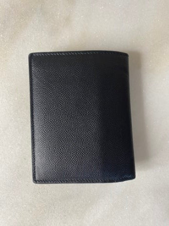 YSL Black Cassandre Small Wallet