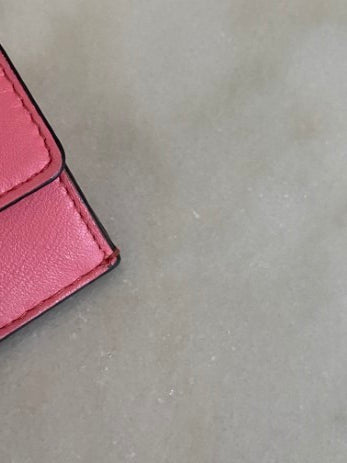 Fendi Pink Card Holder