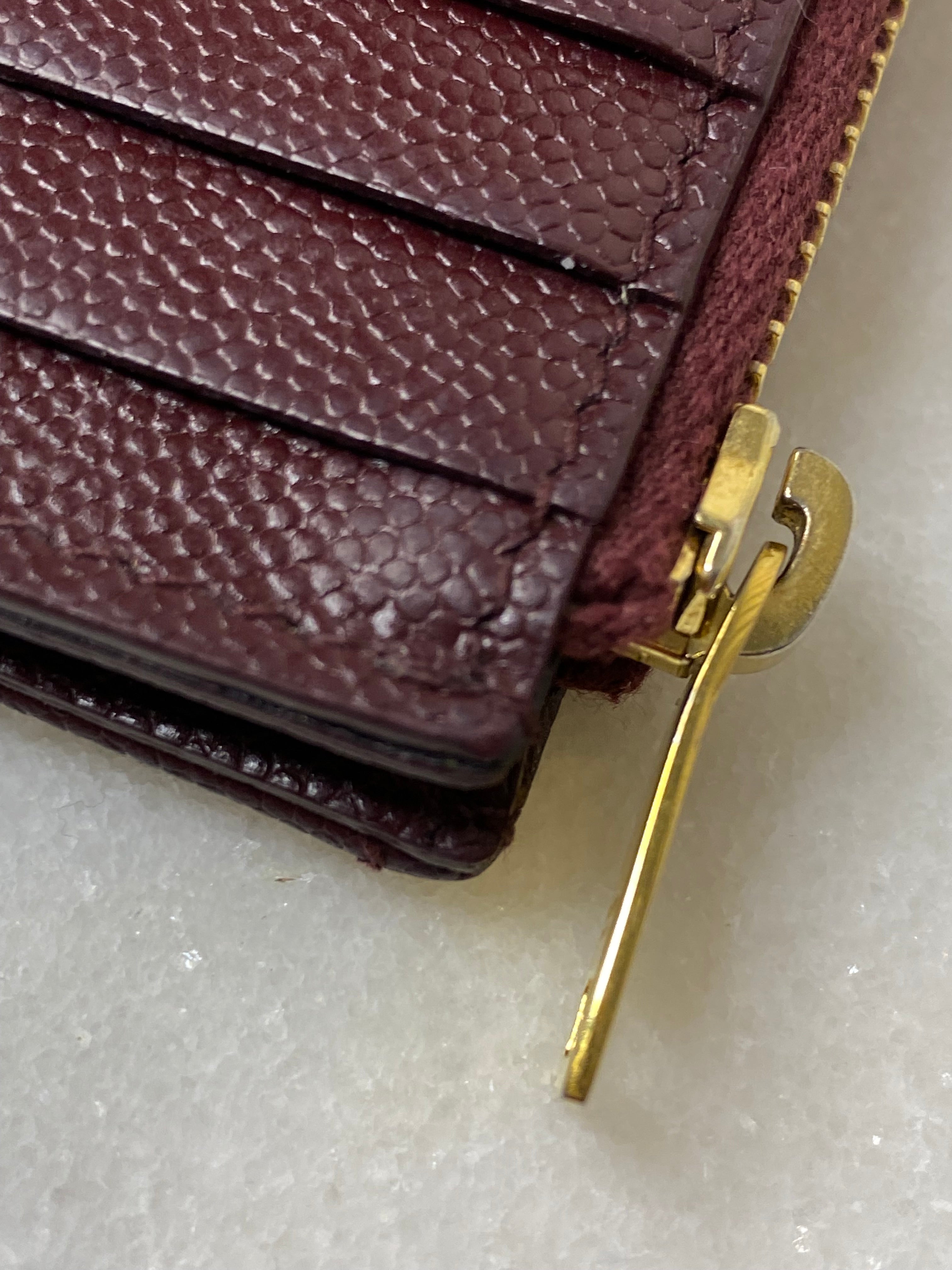 YSL Red Card Holder