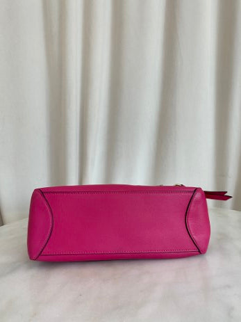 Chloe Pink Small Faye Top Handle Crossbody Bag