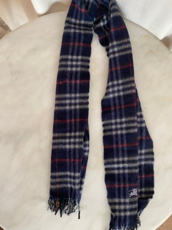 Burberry Tricolor Long Wool Scarf