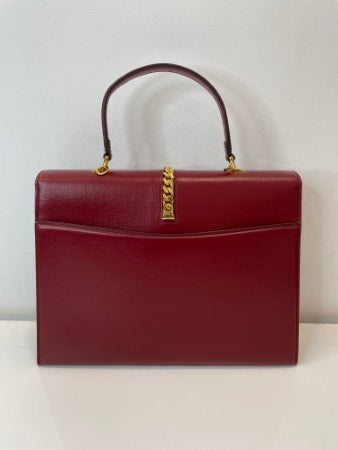 Gucci Red Sylvie 1969 Top Handle Bag