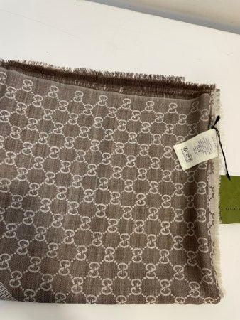 Gucci Light Brown GG Scarf