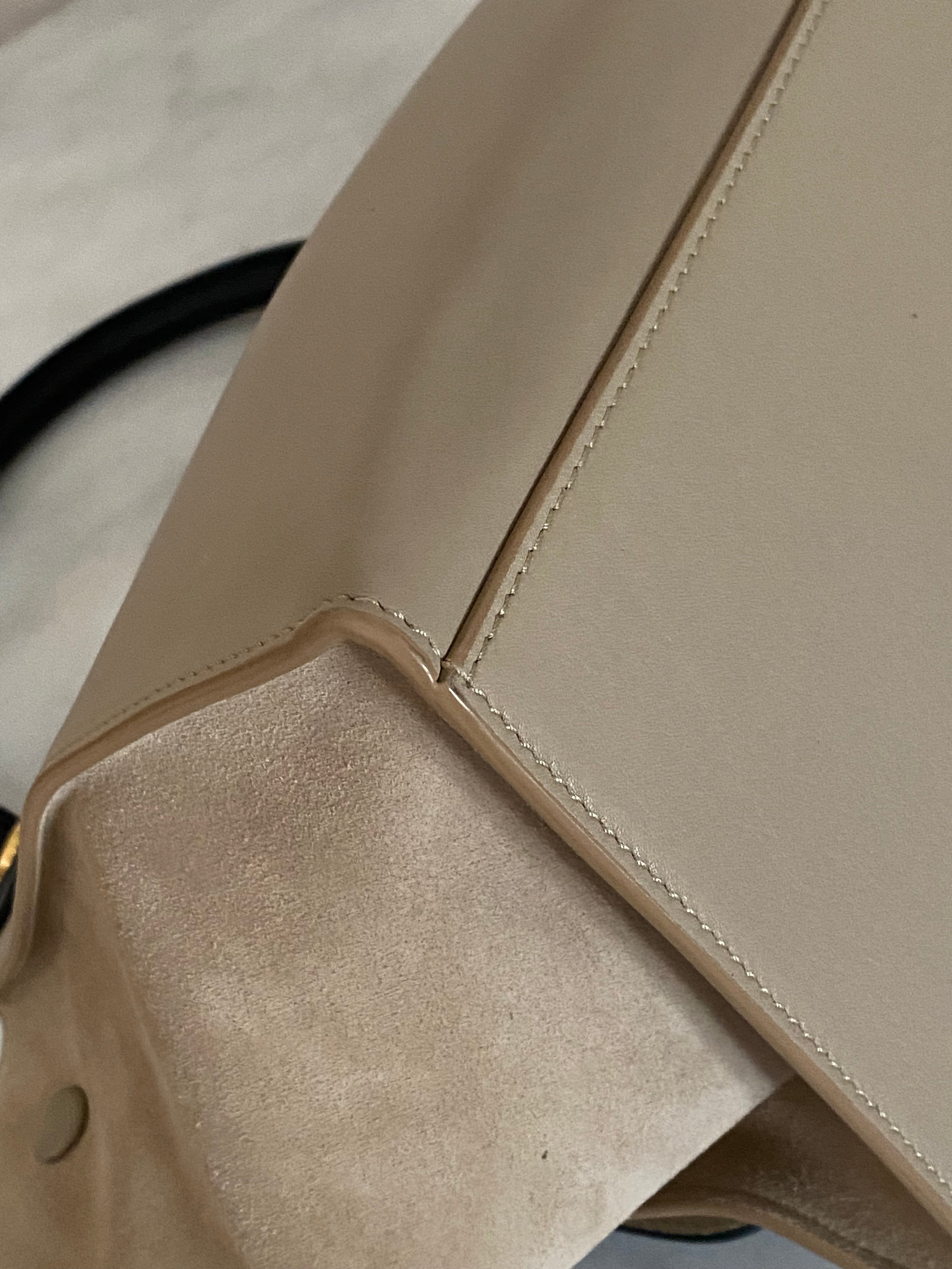 Celine Bicolor Trapeze Bag