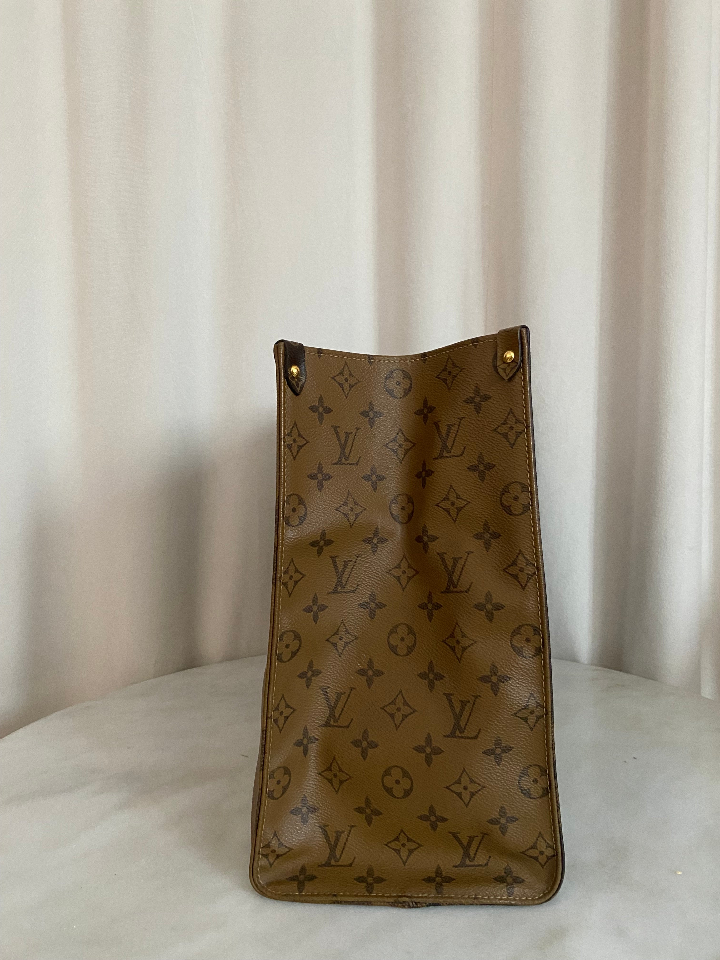 Louis Vuitton Monogram Reverse Onthego GM Bag