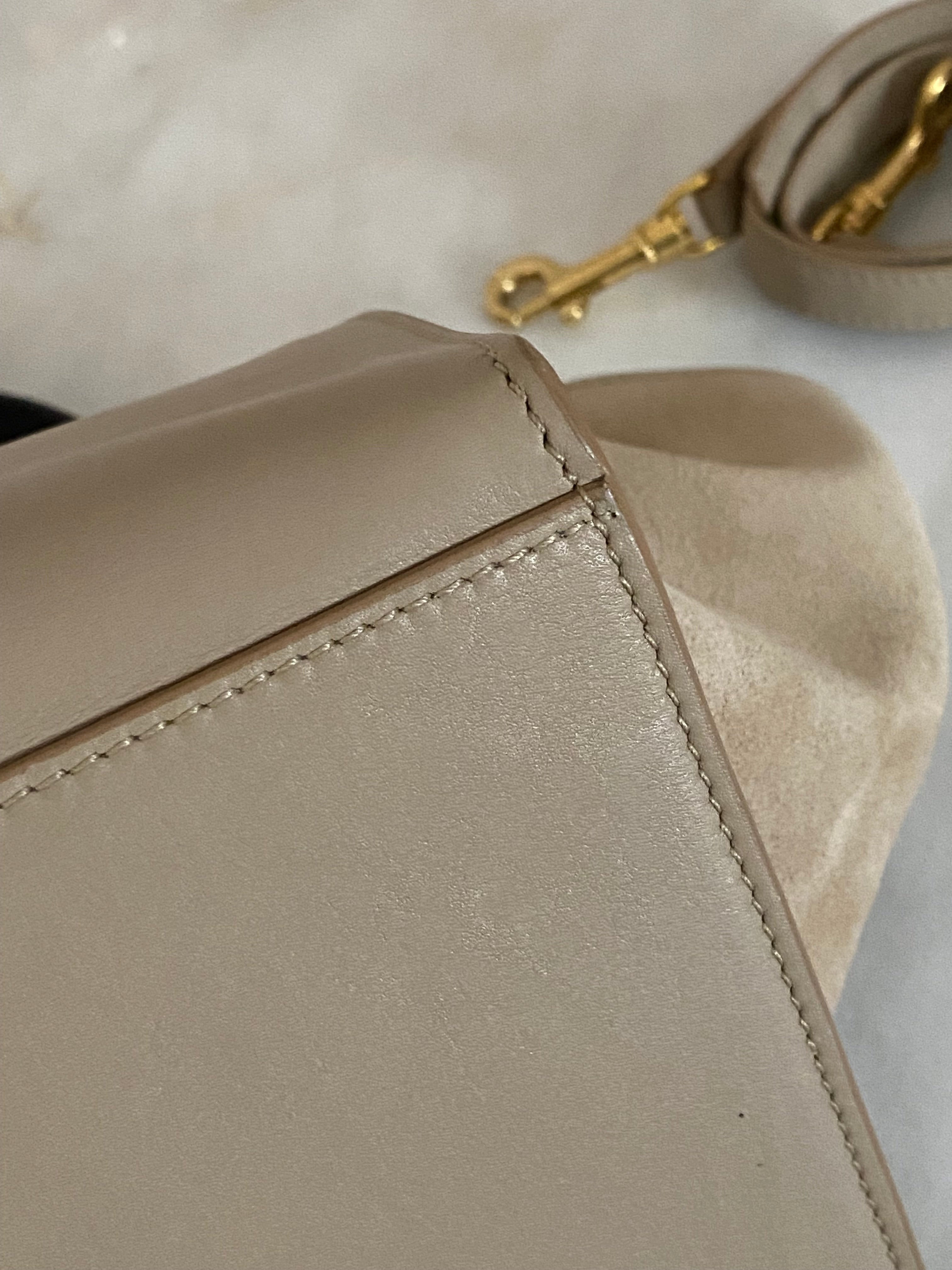 Celine Bicolor Trapeze Bag