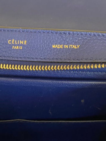 Celine Dark Blue Trapeze Bag