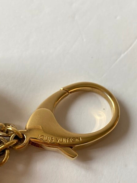 Louis Vuitton Bicolor Mini Lin Ball Key Holder Bag Charm