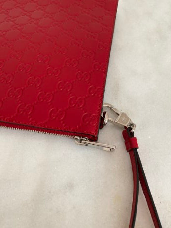 Gucci Red Clutch