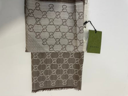 Gucci Light Brown GG Scarf