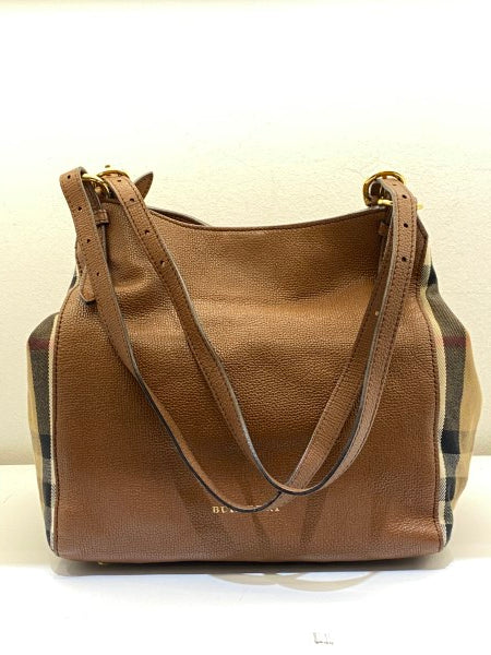 Burberry Brown House Check Canterbury Tote Bag