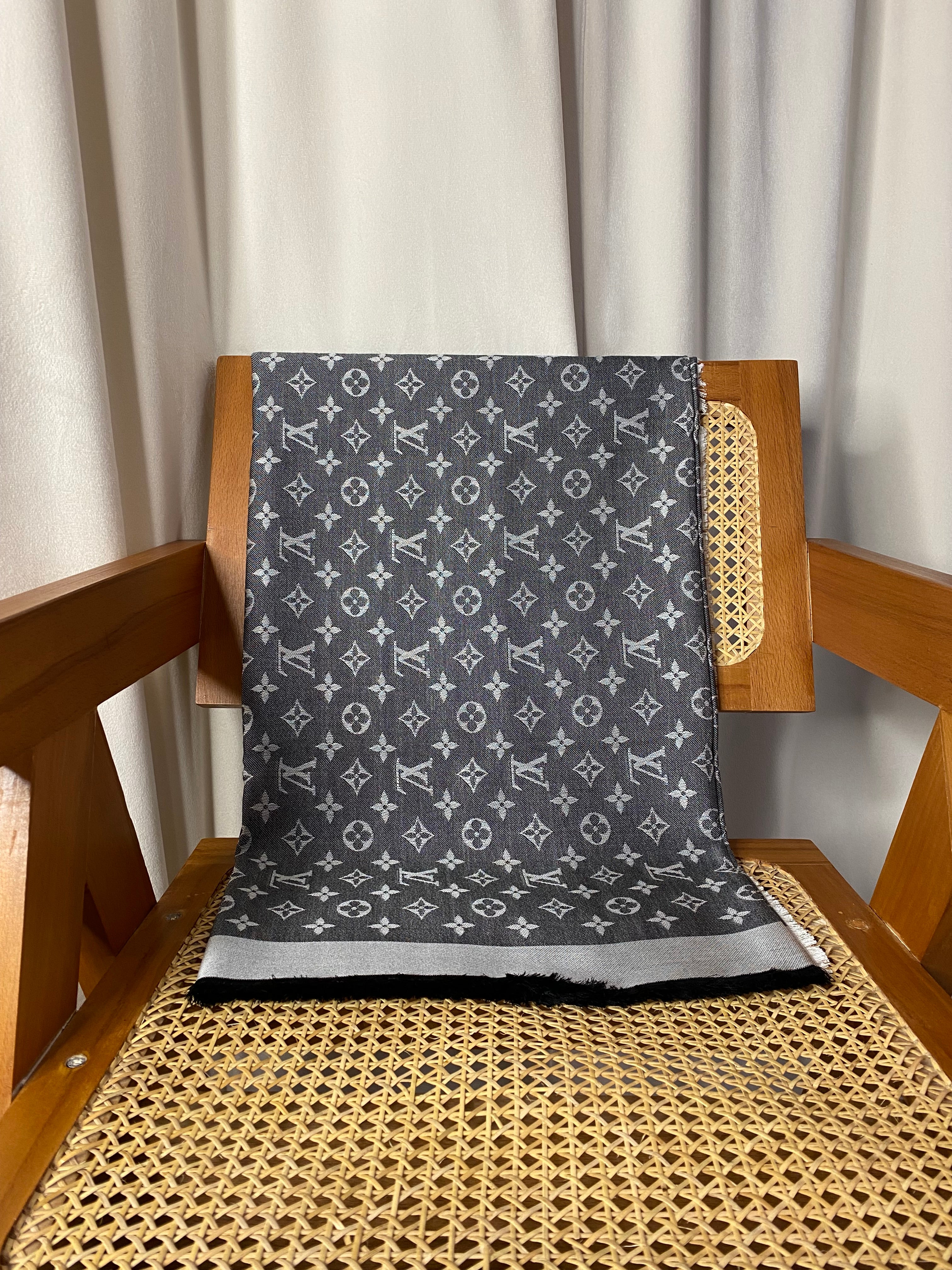 Louis Vuitton Denim Monogram Scarf