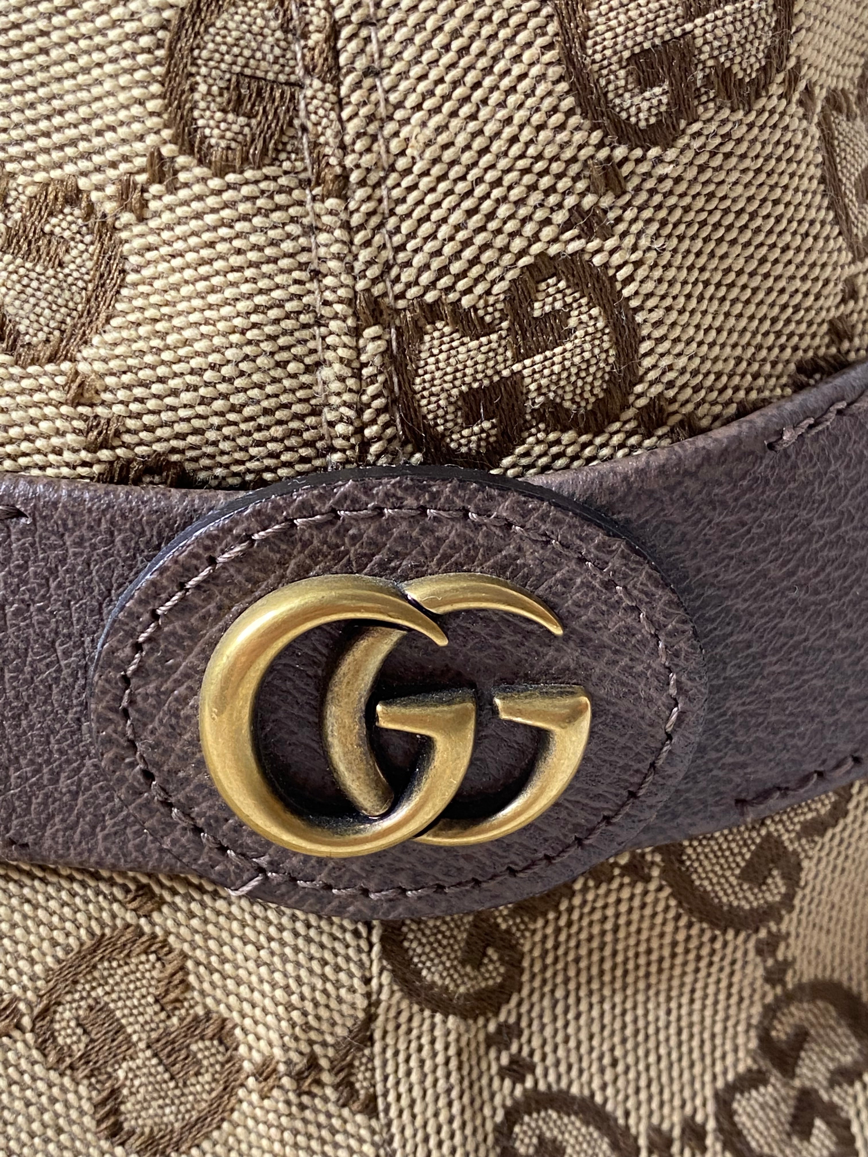 Gucci Brown GG Bucket Medium Hat