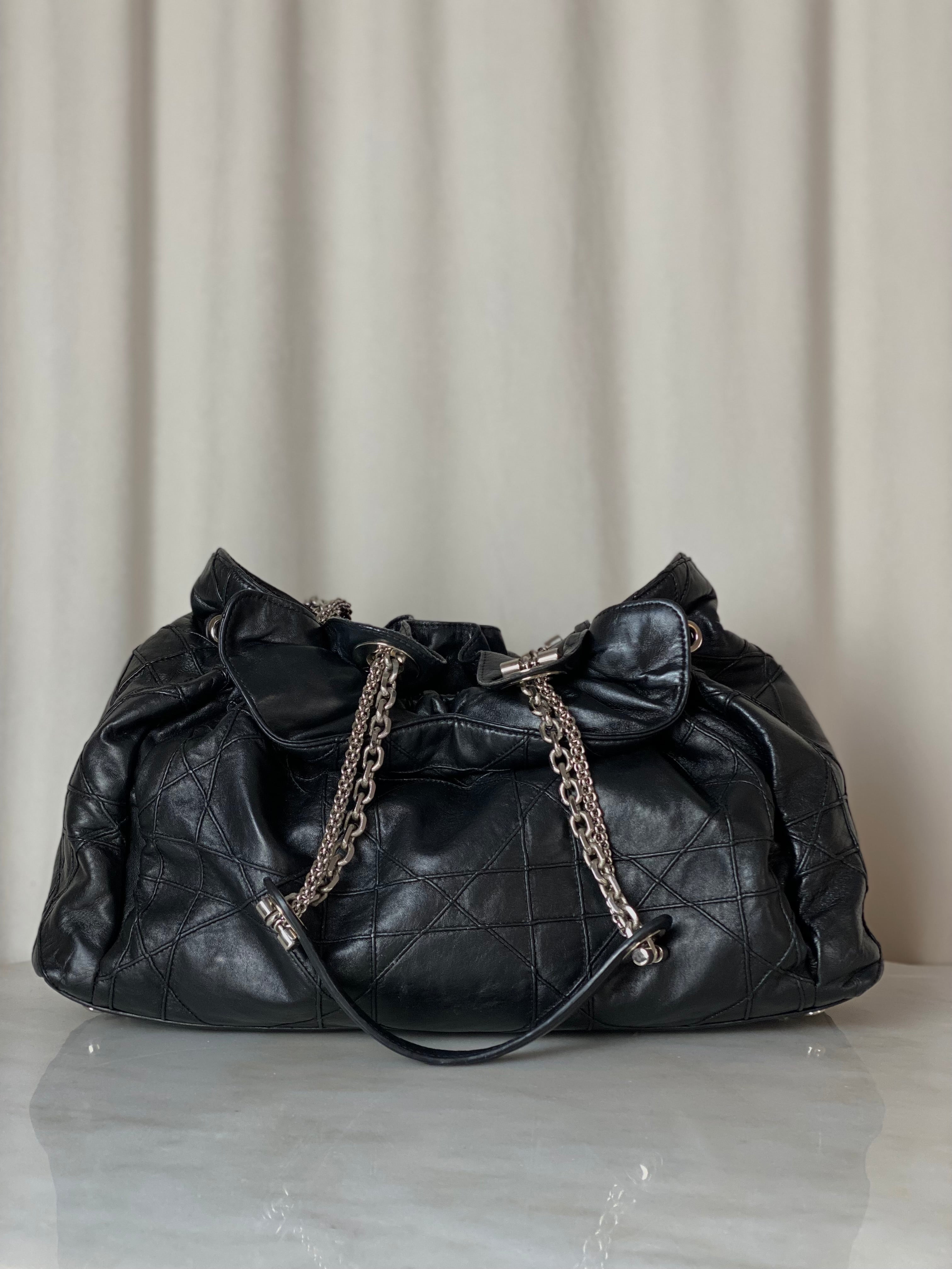 Christian Dior Black Le Trente Shoulder Bag