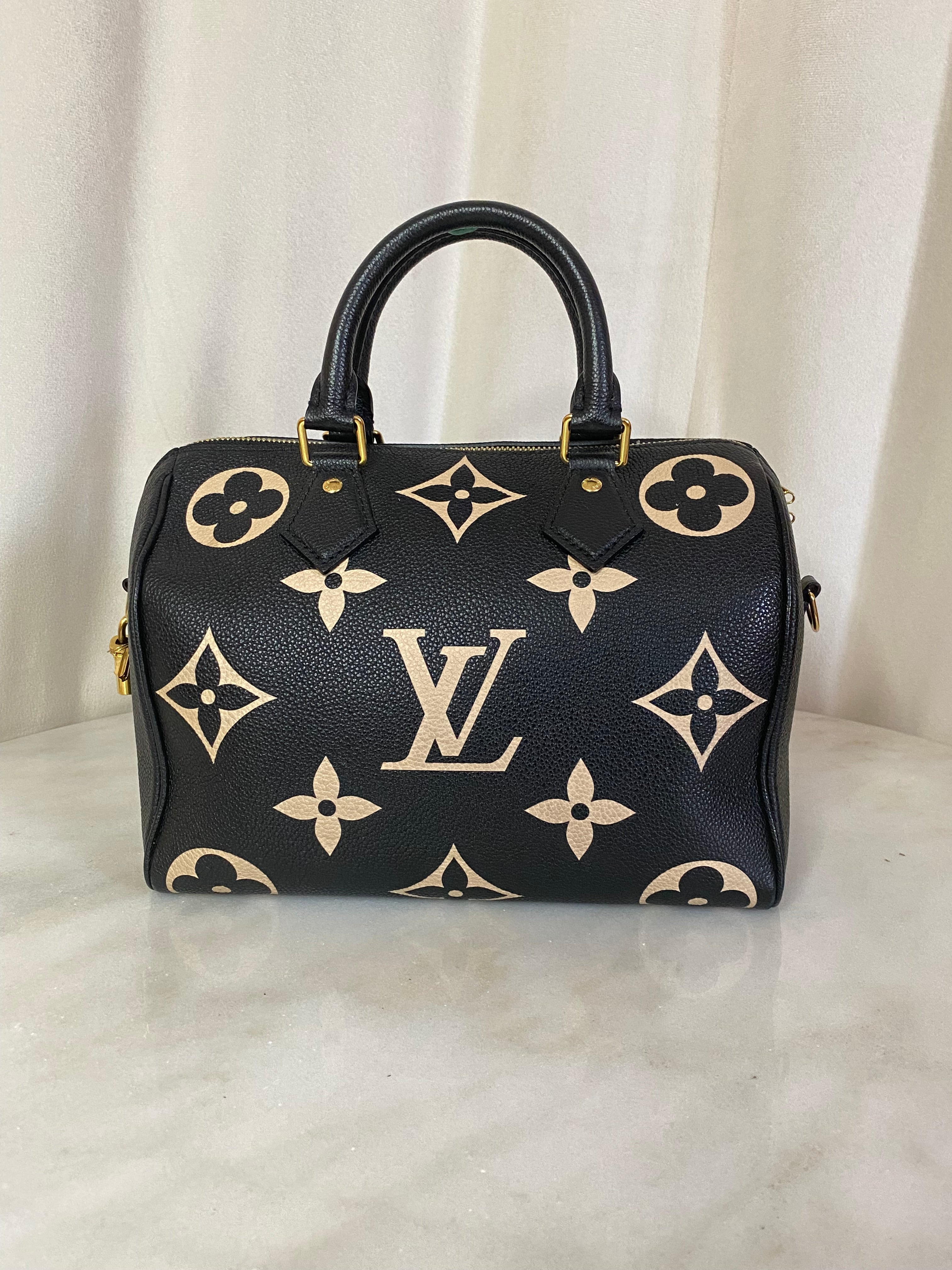 Louis Vuitton Bicolor Speedy Bandouliere 25 Bag