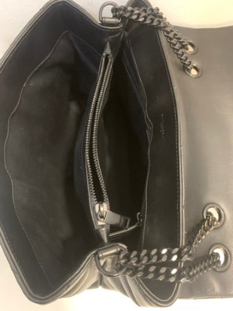 YSL Black Loulou Medium Bag