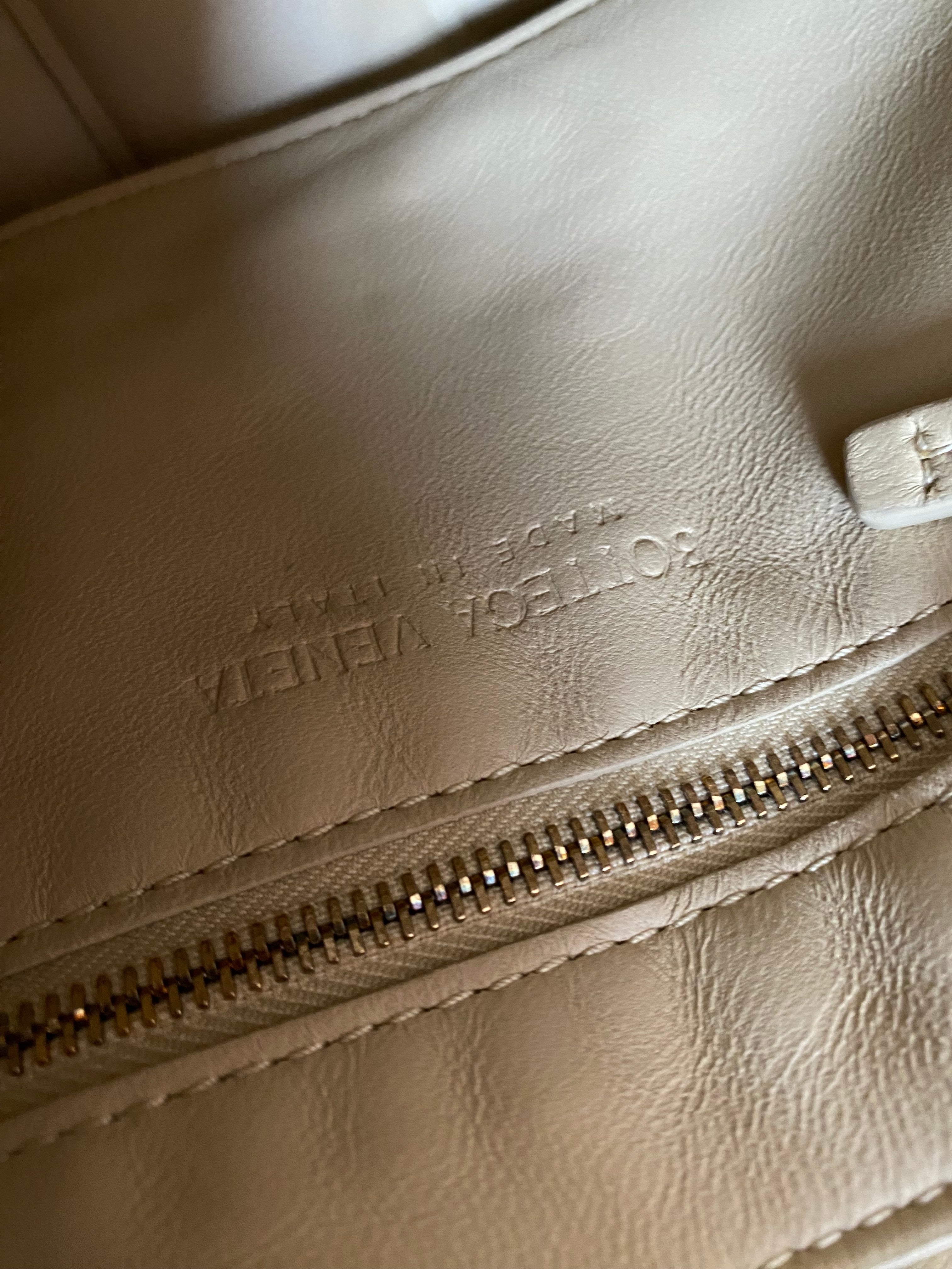 Bottega Veneta Beige Padded Cassette Crossbody Bag