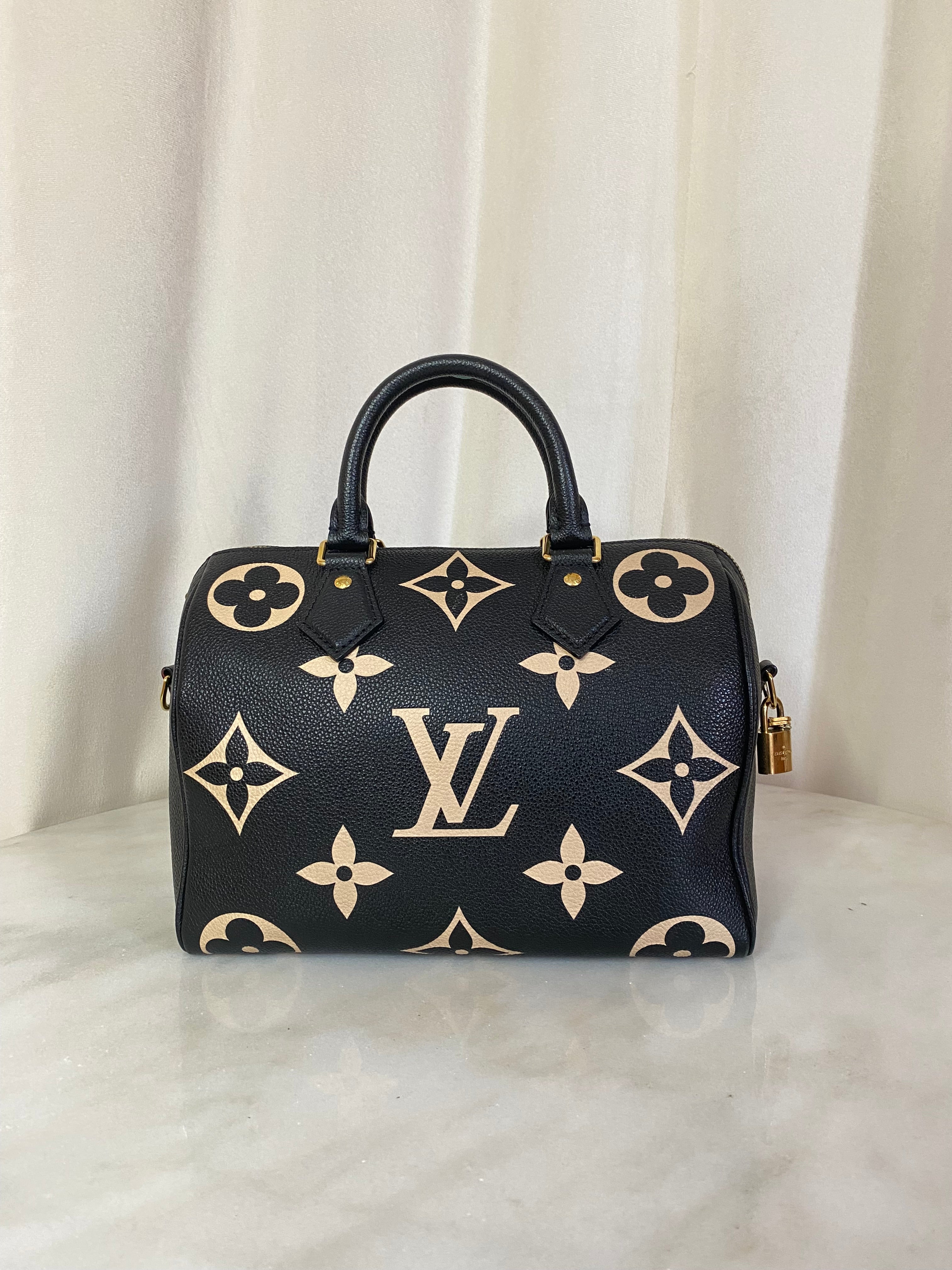 Louis Vuitton Bicolor Speedy Bandouliere 25 Bag