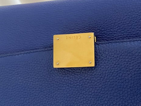 Celine Dark Blue Trapeze Bag