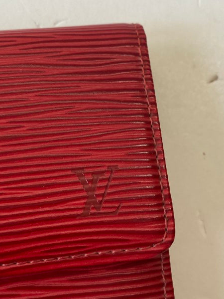 Louis Vuitton Red Long Wallet