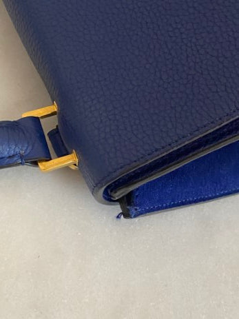 Celine Dark Blue Trapeze Bag