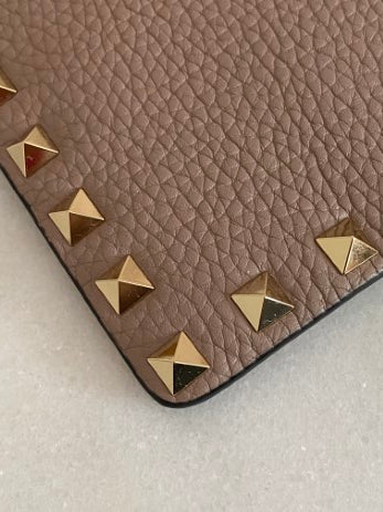 Valentino Nude Envelope Rockstud Pouch