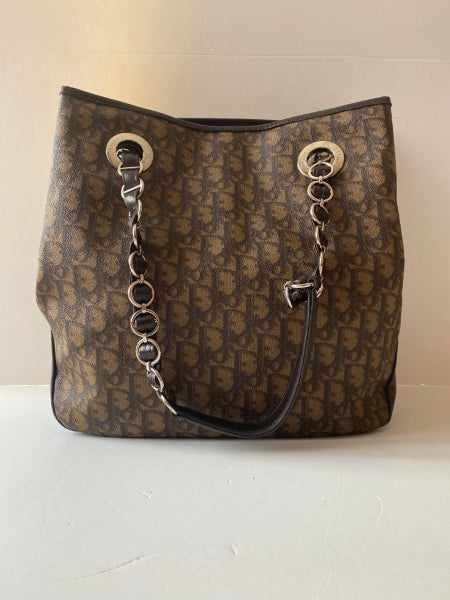 Christian Dior Brown Vintage Monogram Bag