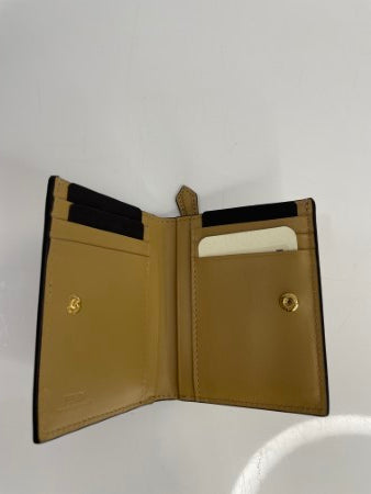 Fendi Beige Logo Small Wallet