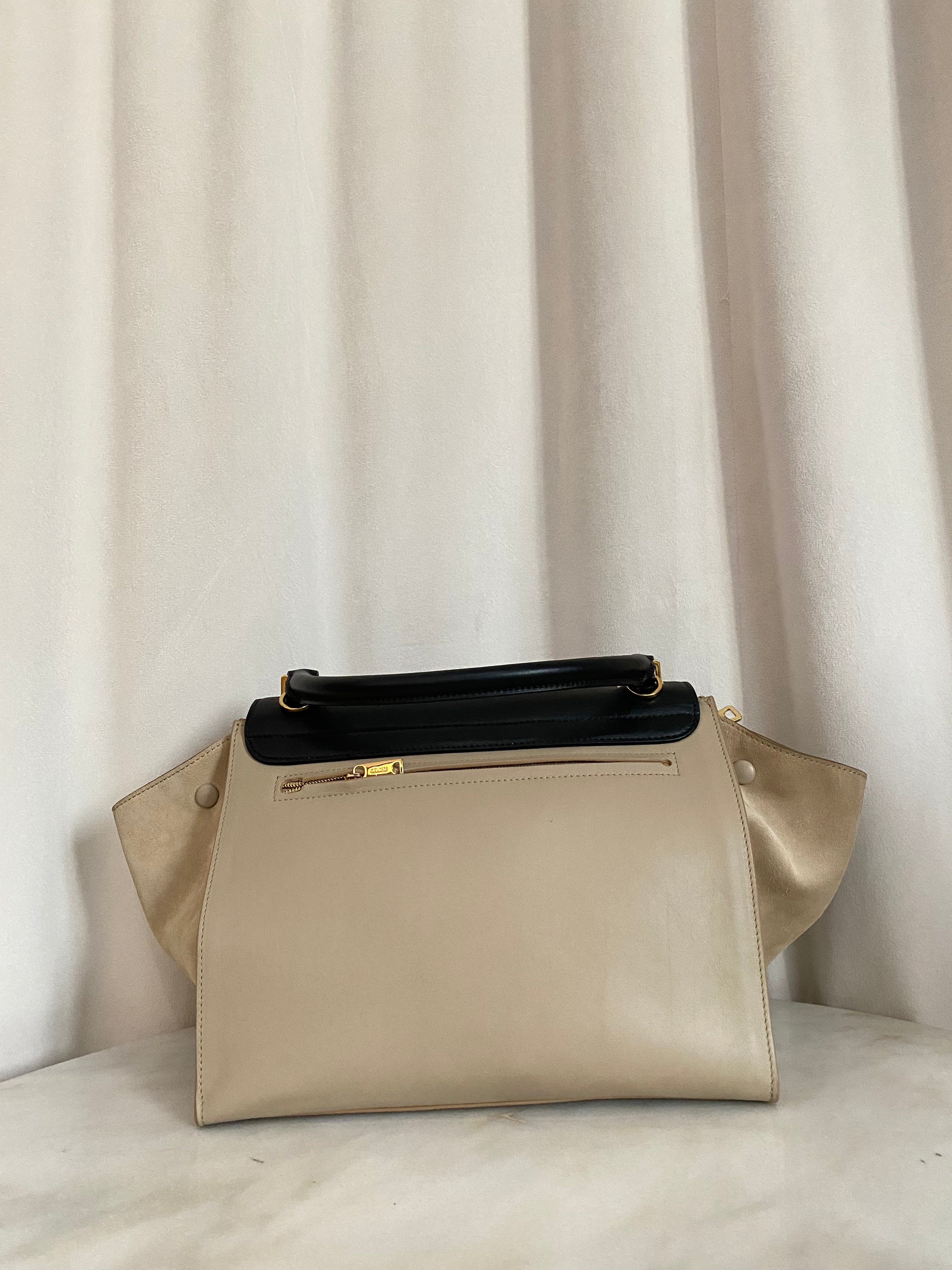 Celine Bicolor Trapeze Bag