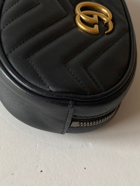 Gucci Black Marmont Waist Bag