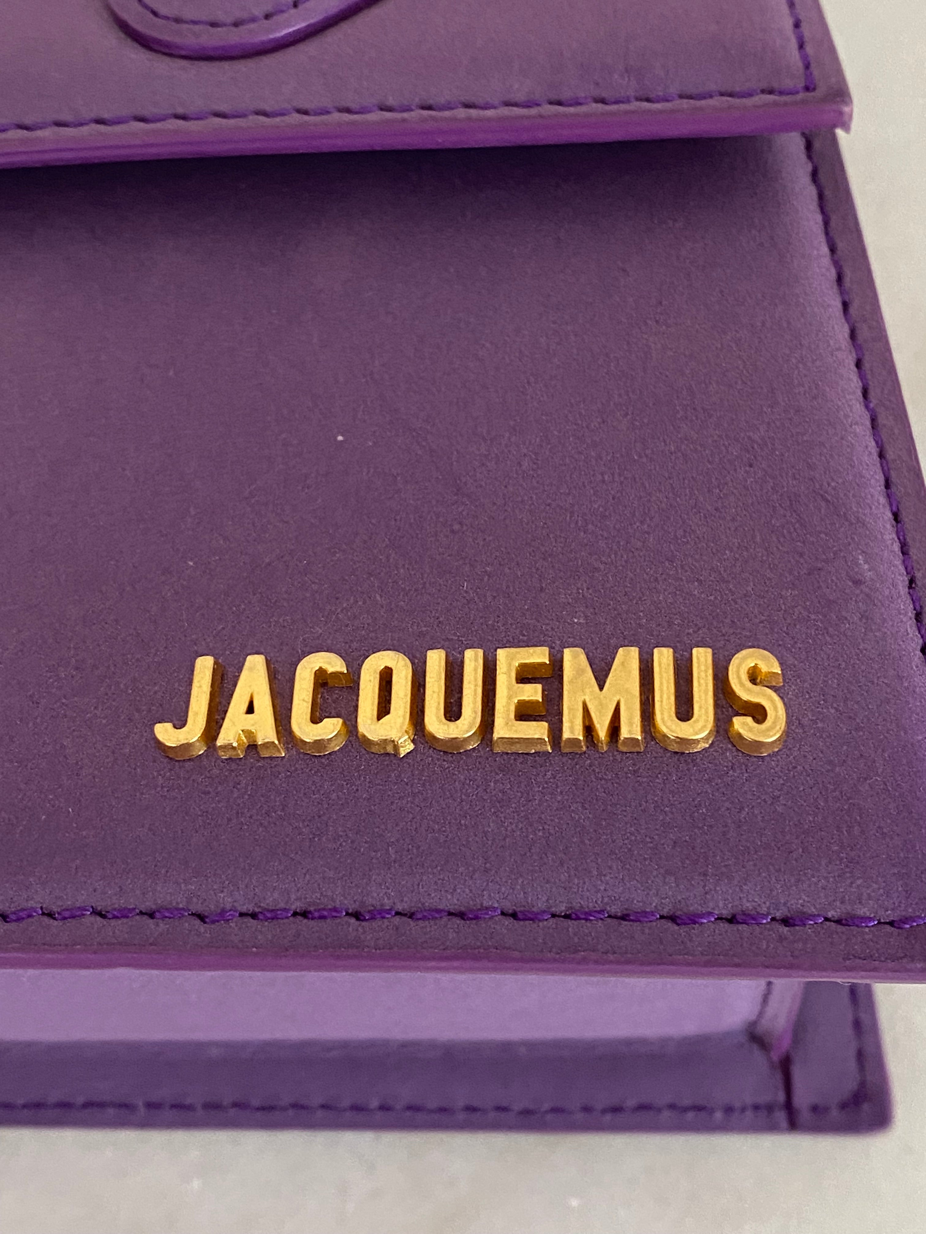 Jacquemus Purple Le Grand Chiquito Tote Bag