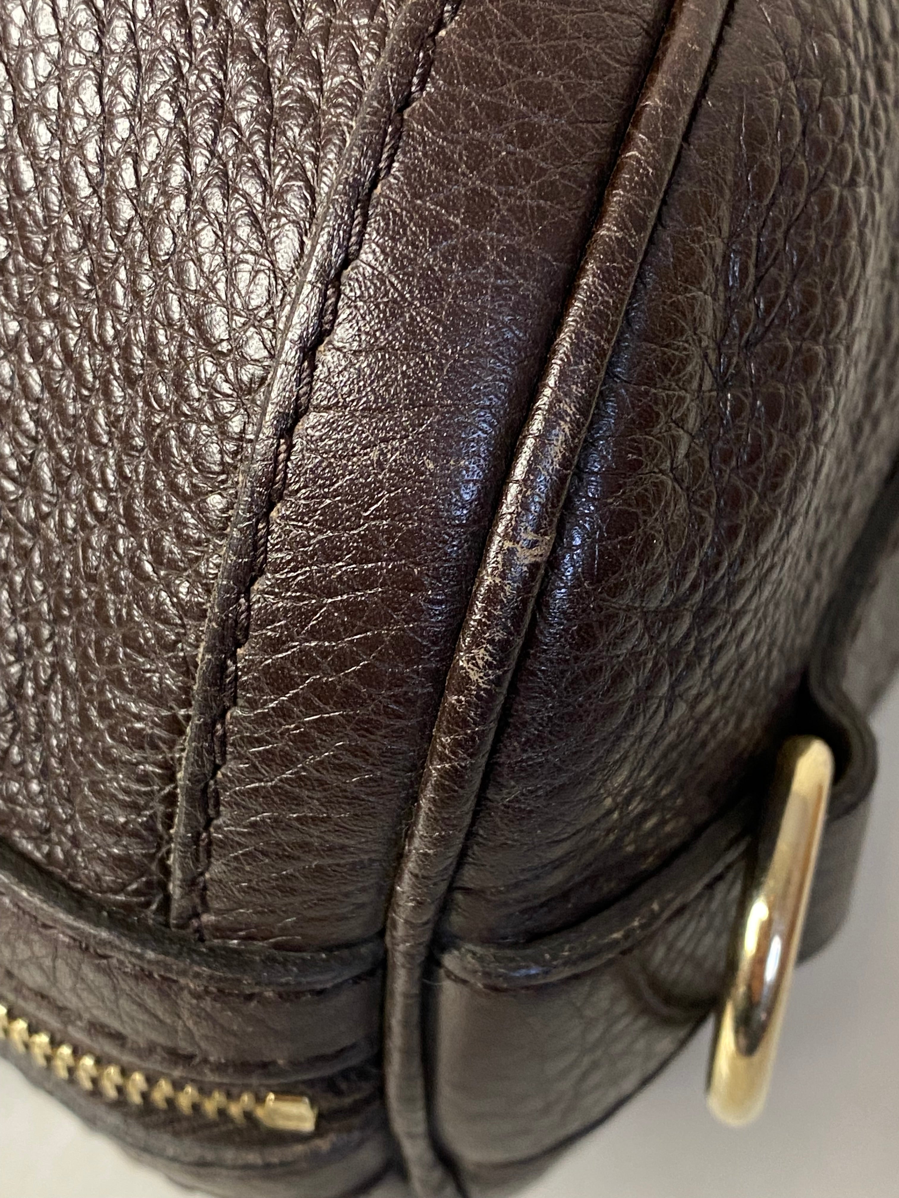 Gucci Brown Boston Web Ophidia Tote Bag