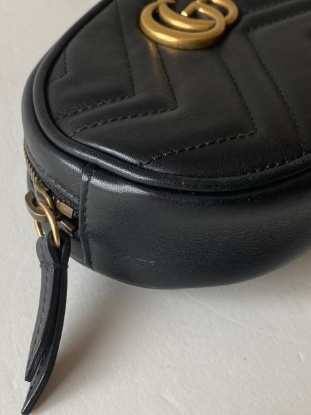 Gucci Black Marmont Waist Bag