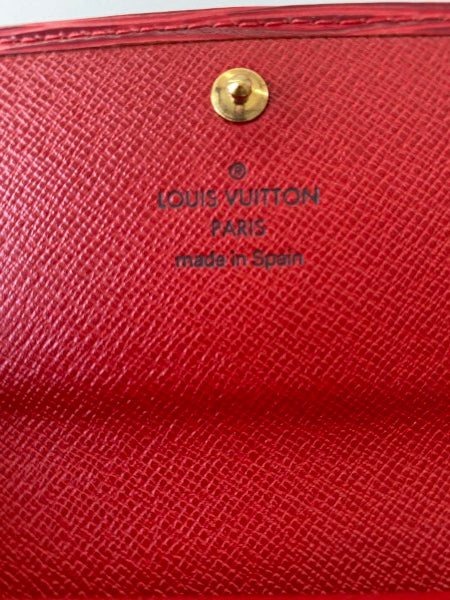 Louis Vuitton Red Long Wallet