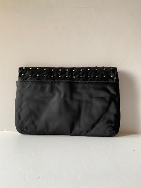 Givenchy Black Studded Clutch