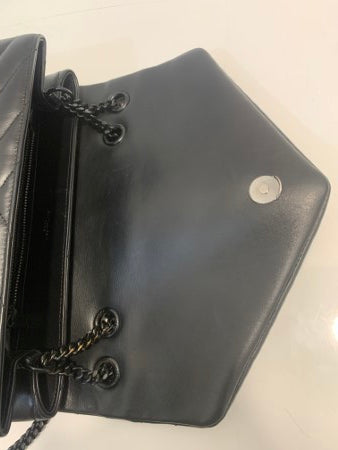 YSL Black Loulou Medium Bag