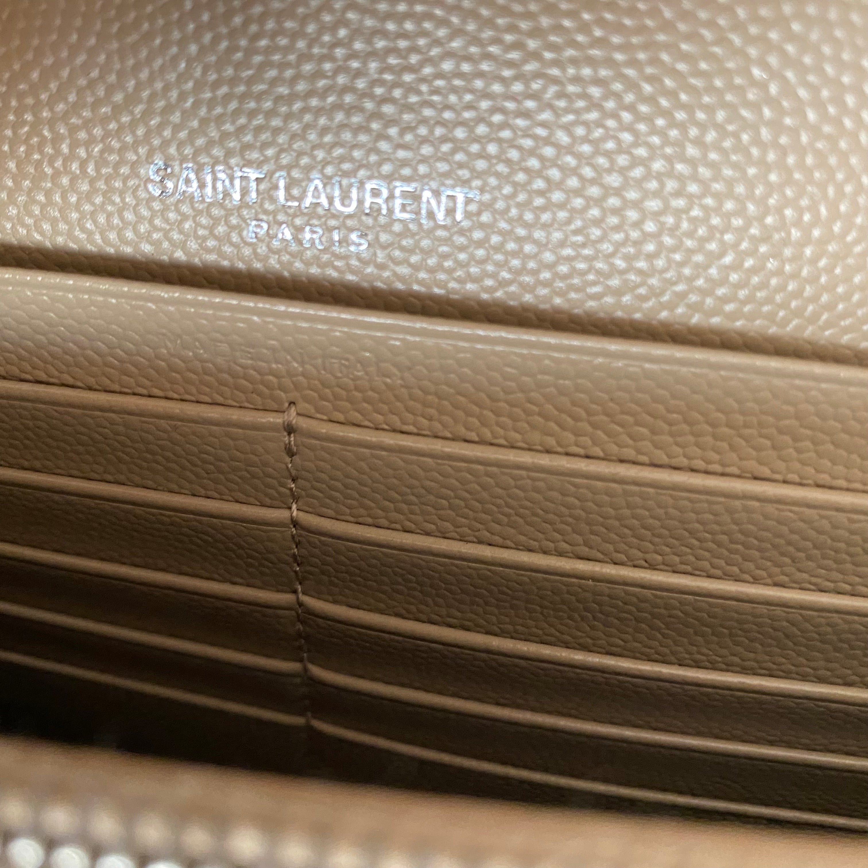 YSL Beige Cassandre WOC